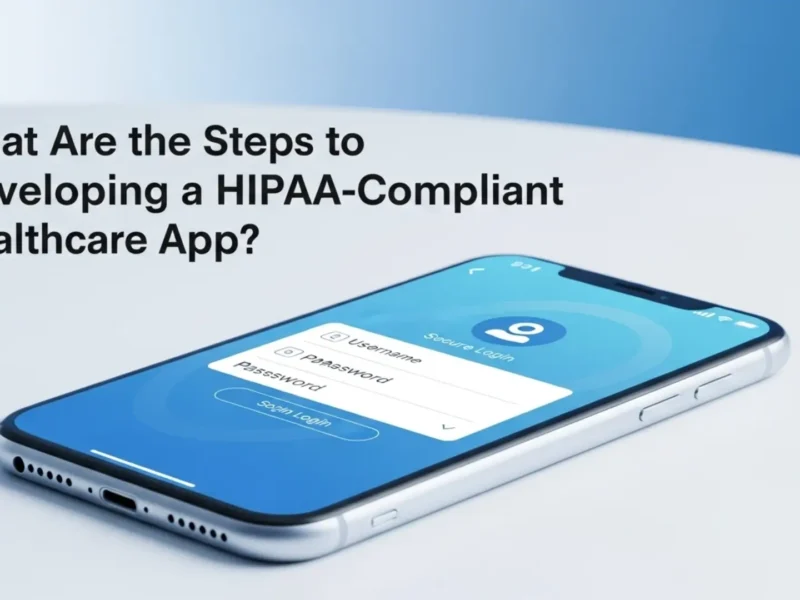 What Are the Steps to Developing a HIPAA-Compliant Healthcare App?