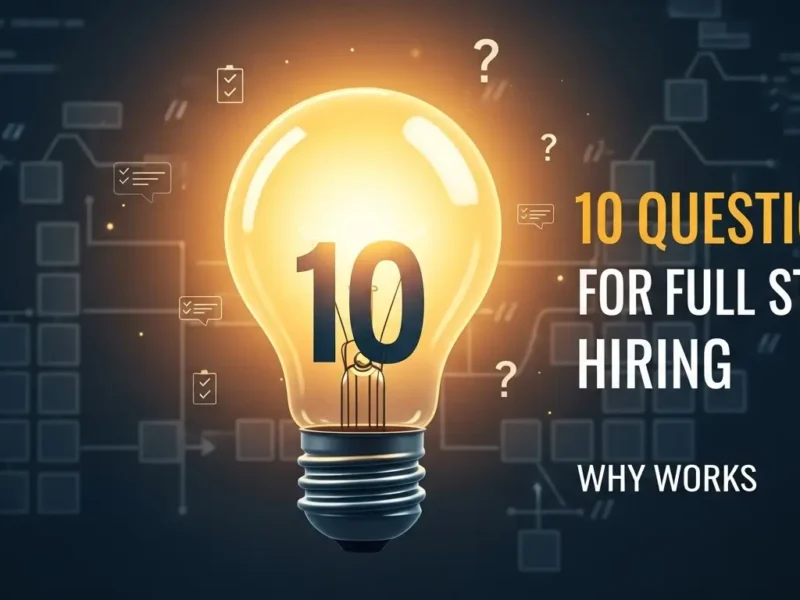10 Critical Questions to Ask Before Hiring a Full Stack Development Company