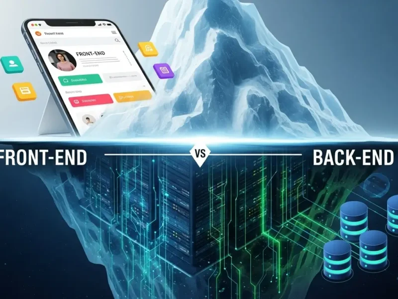 The Role of a Front-End Developer vs. Back-End Developer in Your Project