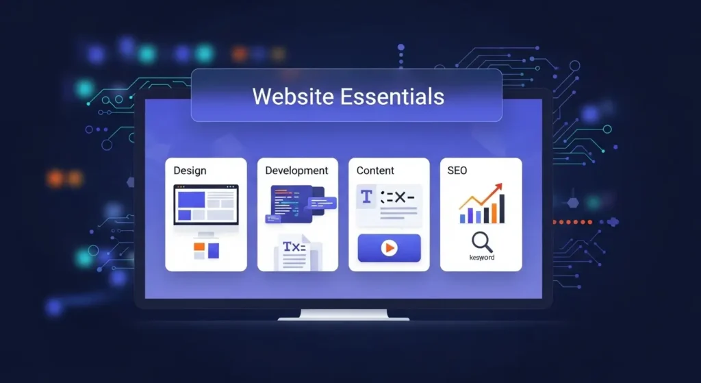 Website Essentials: Design, Development, Content & SEO