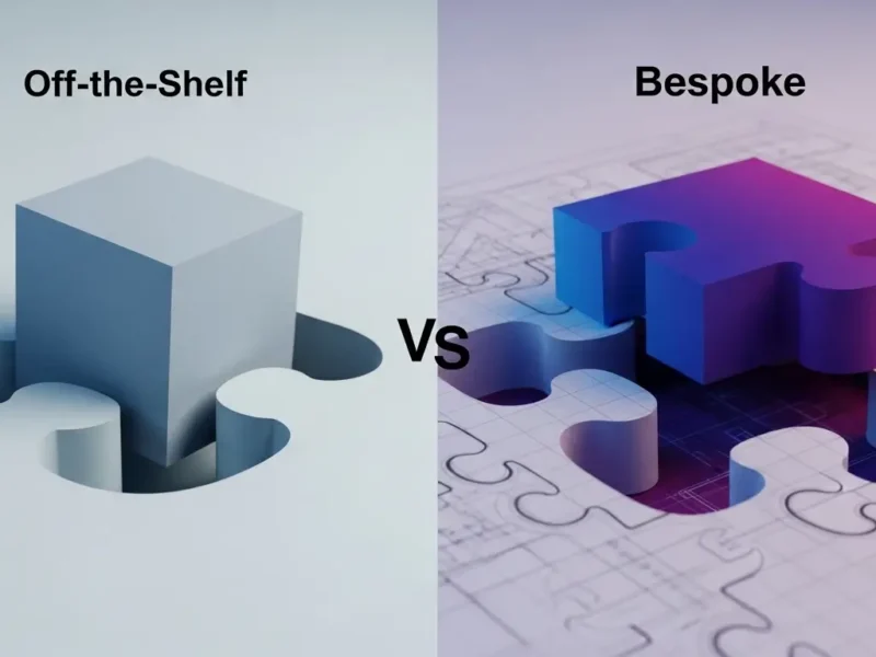 Custom vs. Off-the-Shelf: When Bespoke Software Wins