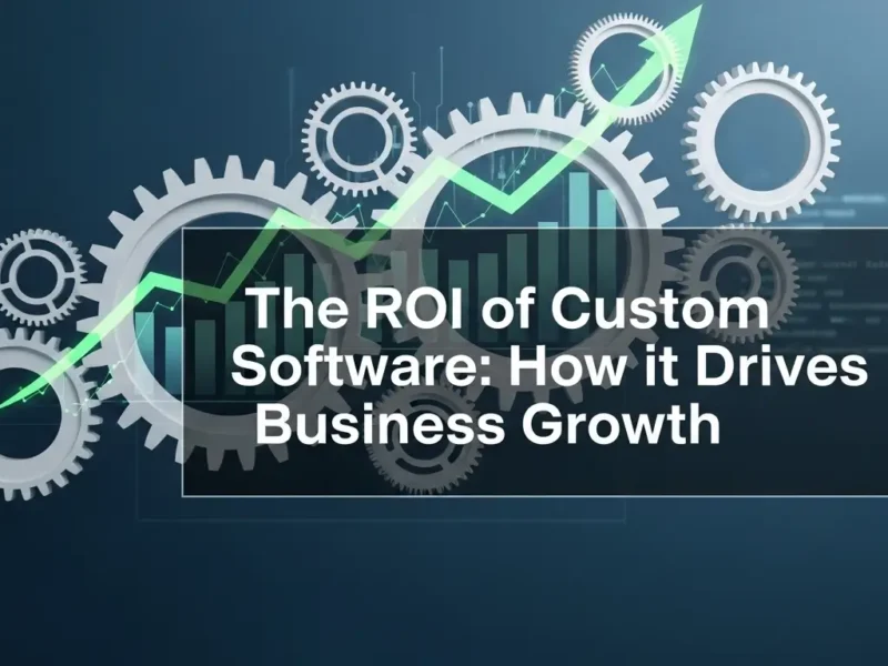 The ROI of Custom Software: How it Drives Business Growth