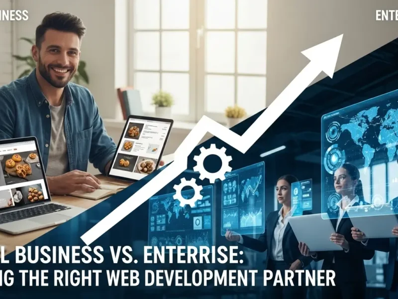 Small Business vs. Enterprise: Finding the Right Web Development Partner