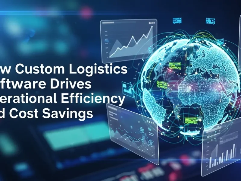 How Custom Logistics Software Drives Operational Efficiency and Cost Savings