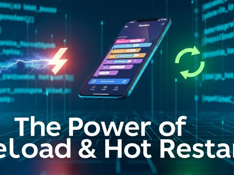 The Power of Hot Reload & Hot Restart in Flutter Development