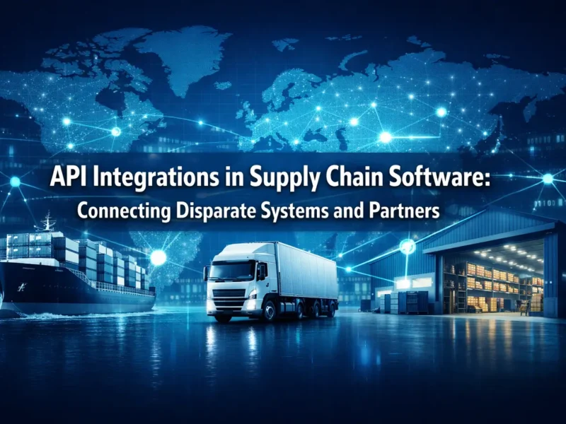 API Integrations in Supply Chain Software: Connecting Disparate Systems and Partners