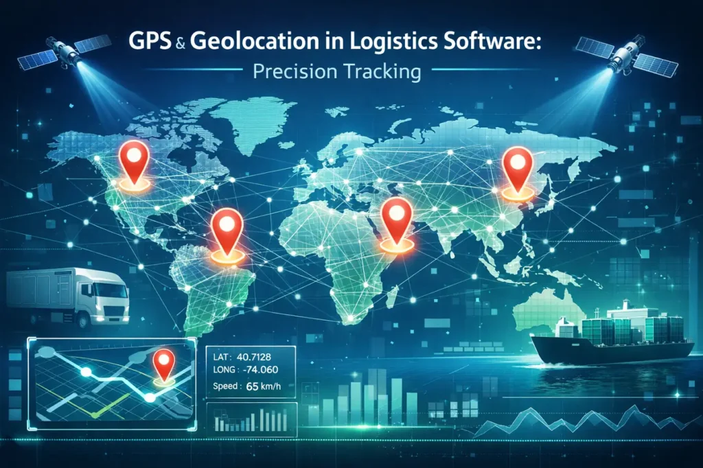 GPS & Geolocation in Logistics Software: Precision Tracking and Mapping