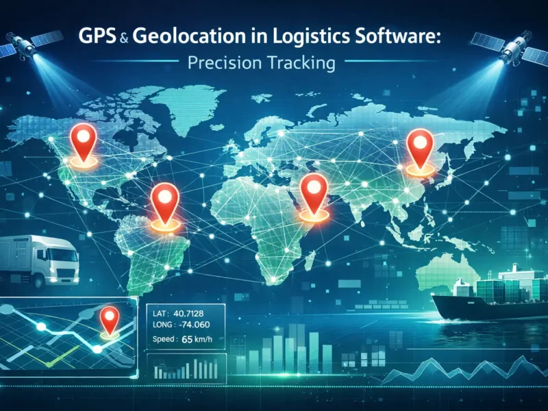 GPS & Geolocation in Logistics Software: Precision Tracking and Mapping