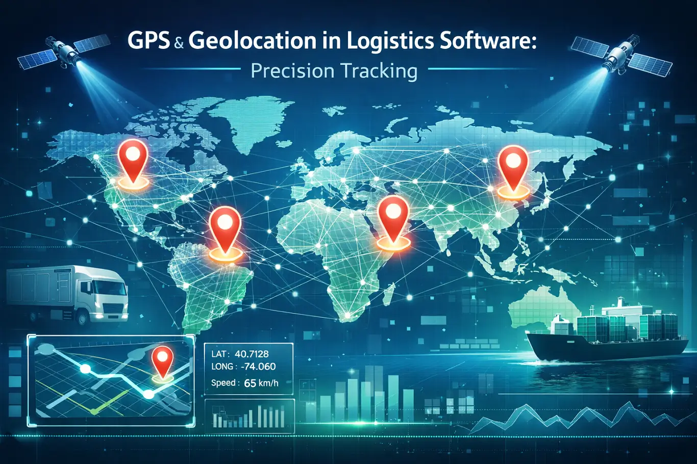 GPS & Geolocation in Logistics Software: Precision Tracking and Mapping