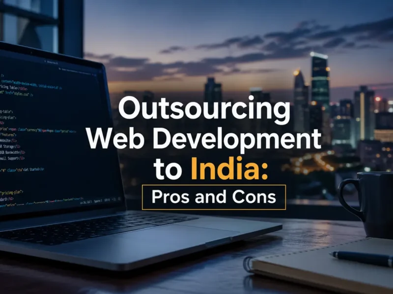 Outsourcing Web Development to Indian Companies: Pros and Cons