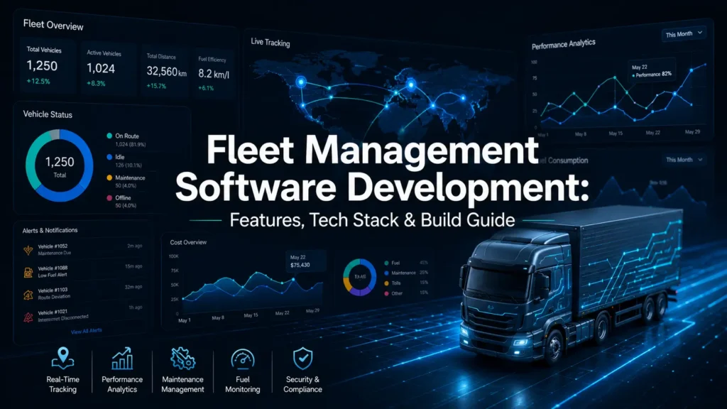 Fleet Management Software Development: Features, Tech Stack & Build Guide