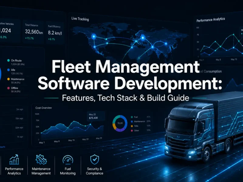 Fleet Management Software Development: Features, Tech Stack & Build Guide