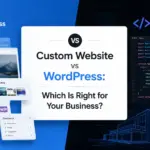 custom website vs wordpress