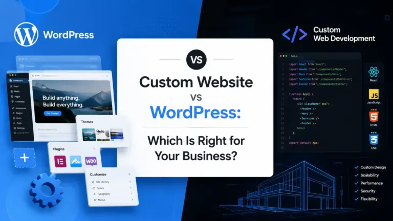 Custom Website vs WordPress: Which Is Right for Your Business?