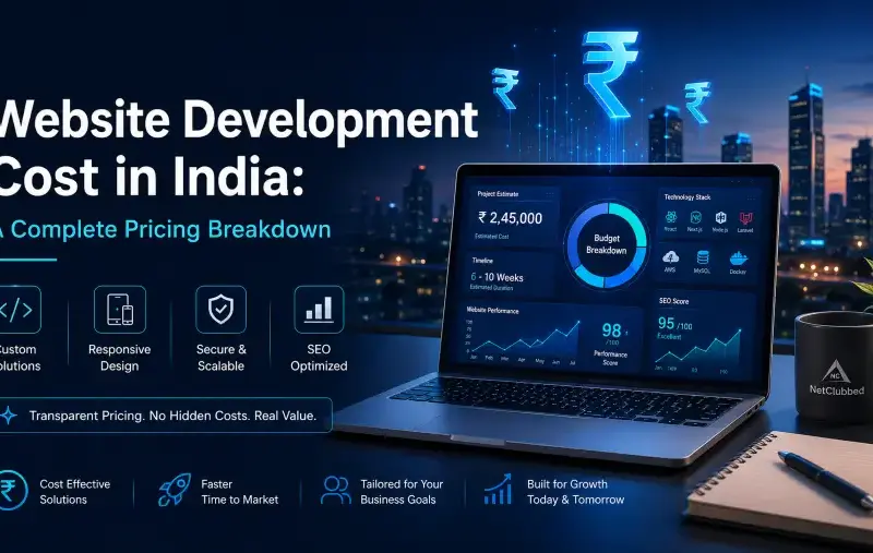 Website Development Cost in India in 2026: A Complete Pricing Breakdown