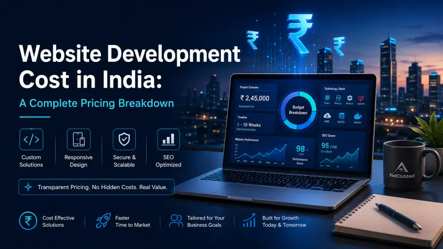Website Development Cost in India in 2026: A Complete Pricing Breakdown