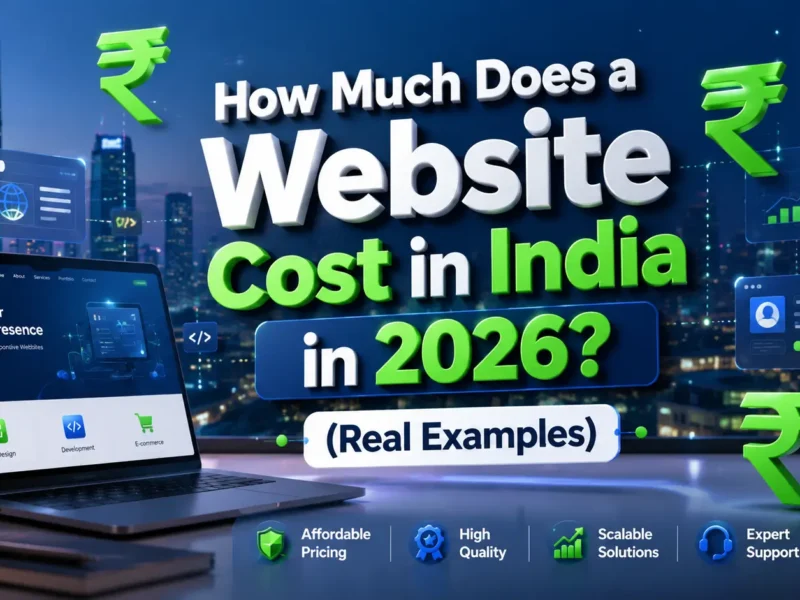 How Much Does a Website Cost in India in 2026? (Real Examples)