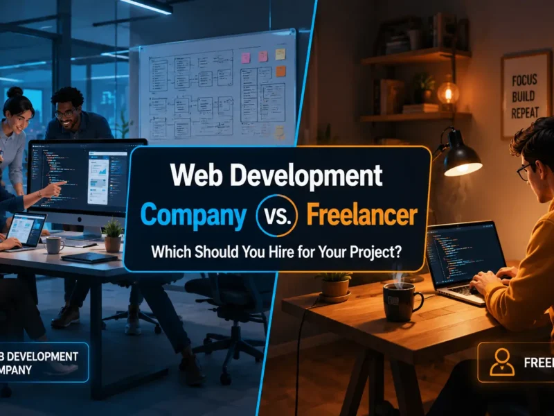 Web Development Company vs. Freelancer: Which Should You Hire for Your Project?