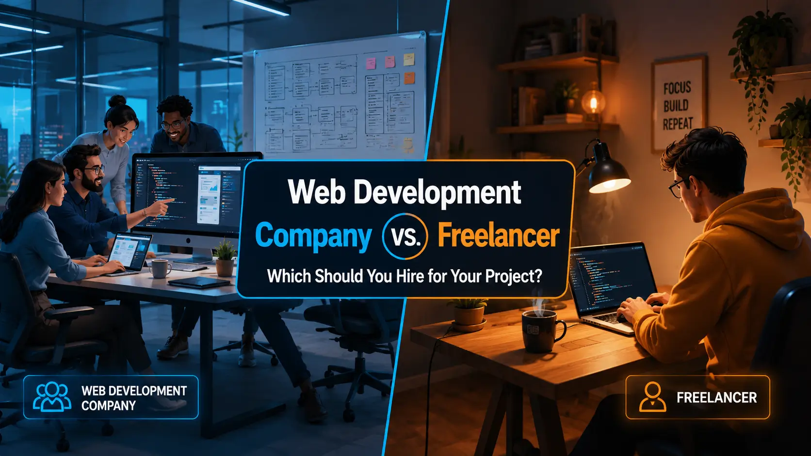 Web Development Company vs. Freelancer: Which Should You Hire for Your Project?